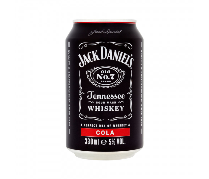 Mix Whisky Jack Daniel`s & Cola, 5%, 0.33L