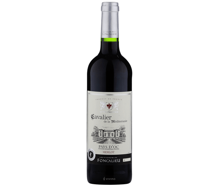 Vin Rosu Peuch Cavalier De La Mediterranee Merlot, 13%, 0.75L