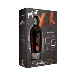 Whisky Glenfiddich Project XX, Single Malt Scotch, 47%, 0.7L+2 Glasses