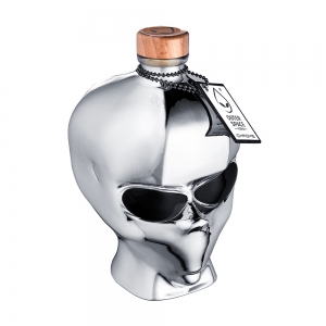 Vodka Outerspace Alien Head Chrome Edition, 40%, 0.7L