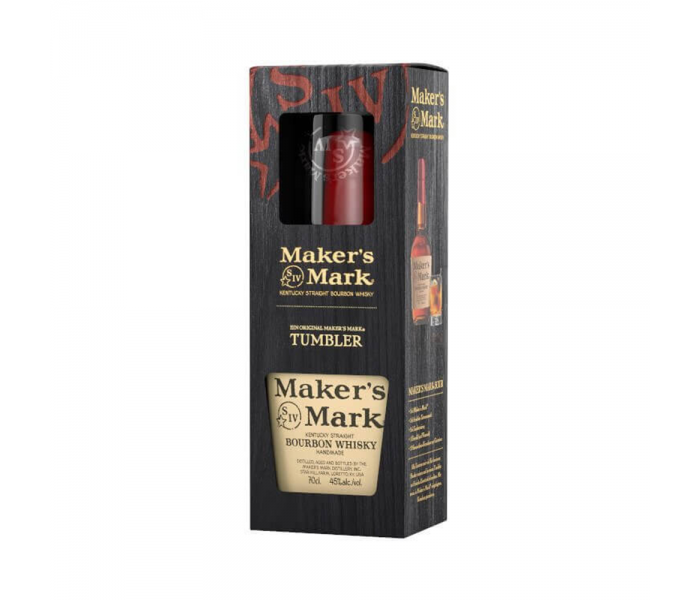 Whisky Maker`s Mark, Kentucky Bourbon, 45%, 0.7L + Glass