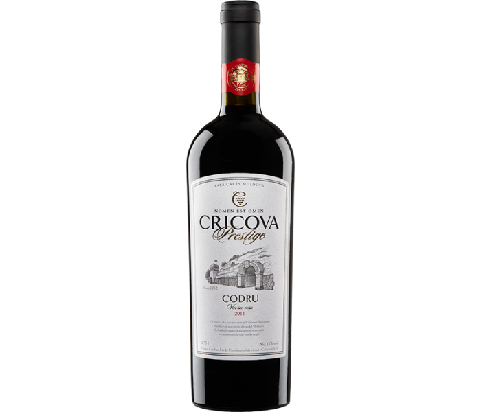 Vin Rosu Cricova Prestige Codru, 13%, 0.75L