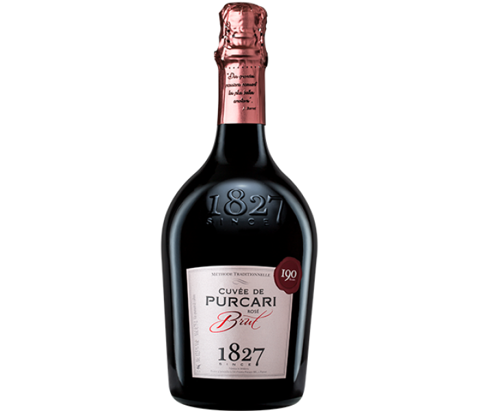 Vin Spumant Purcari Rose Brut, 12.5%, 0.75L