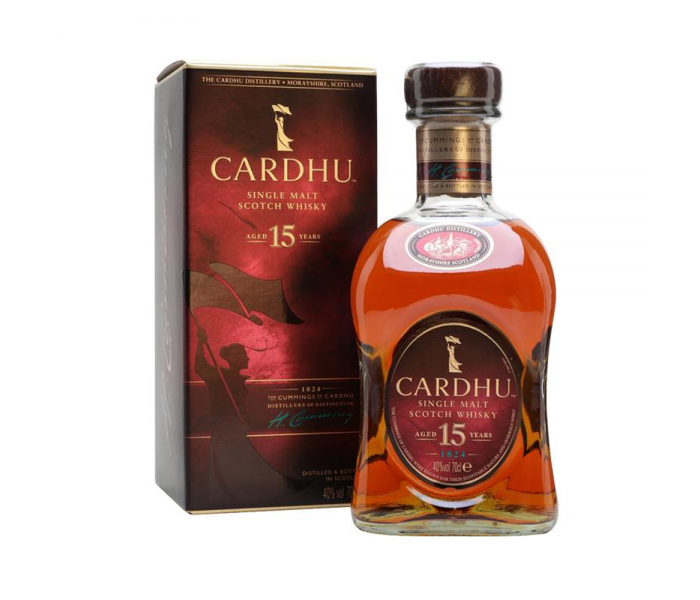 Whisky Cardhu 15Y, Single Malt Scotch, 40%, 0.7L