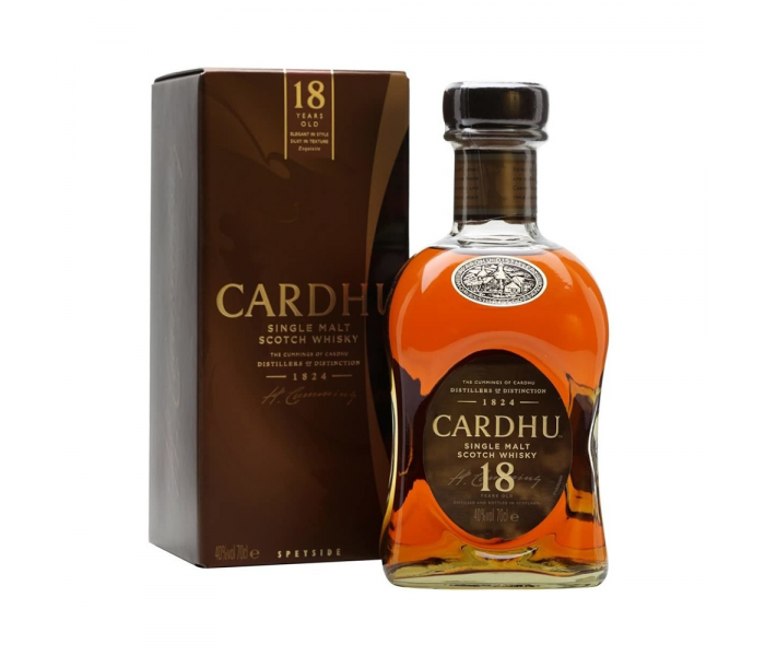 Whisky Cardhu 18 Years, Single Malt Scotch, 40%, 0.7L