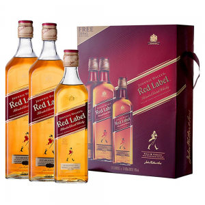 Whisky Johnnie Walker Red, Blended Scotch, 40%, 2X1L + 0.5L