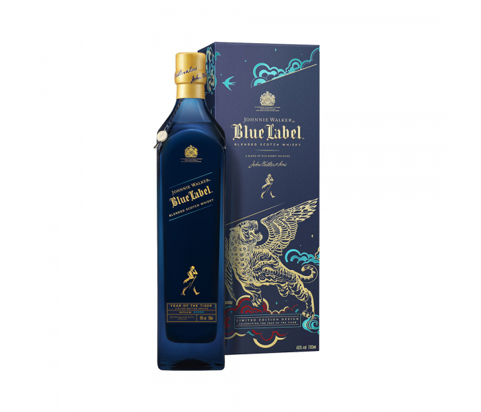 Whisky Johnnie Walker Blue CN New Year Edition 2022 Year Of The Tiger, Blended Scotch, 40%, 0.7L