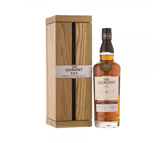 Whisky The Glenlivet 25 Years XXV, Single Malt Scotch, 43%, 0.7L