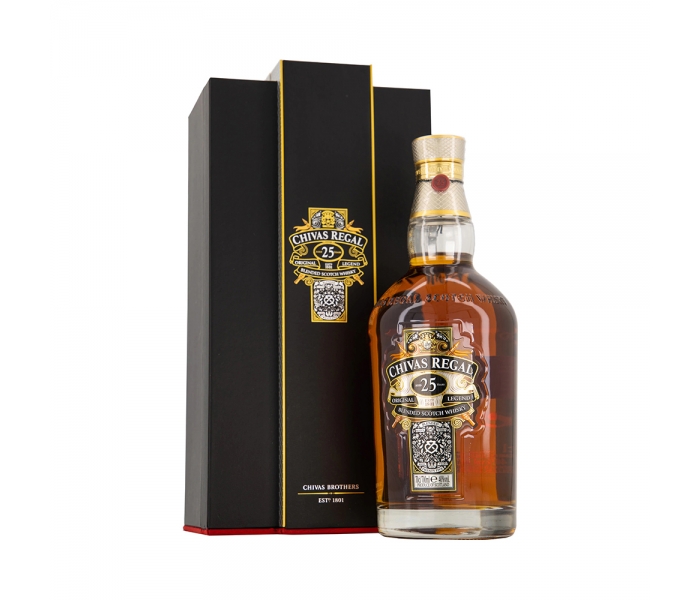 Whisky Chivas 25Y, Blended Scotch, 40%, 0.7L