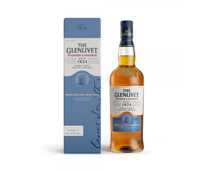 Whisky The Glenlivet Founder`s Reserve, Single Malt Scotch, 40%, 0.7L