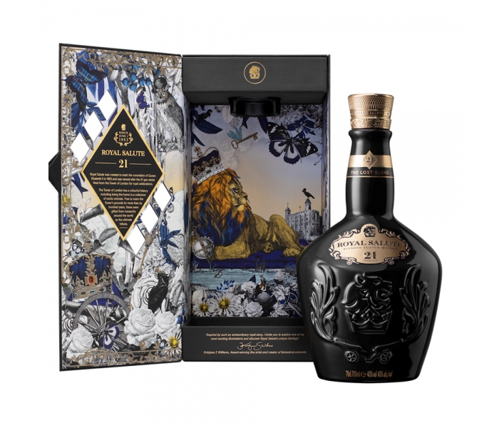 Whisky Chivas Royal Salute 21Yo Lost Blend, Blended Scotch, 40%, 0.7L