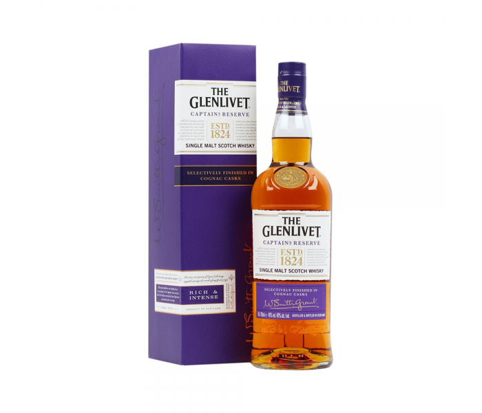Whisky The Glenlivet Captains Reserve, Single Malt Scotch, 40%, 0.7L