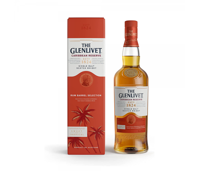 Whisky The Glenlivet Caribbean Reserve, Single Malt Scotch, 40%, 0.7L
