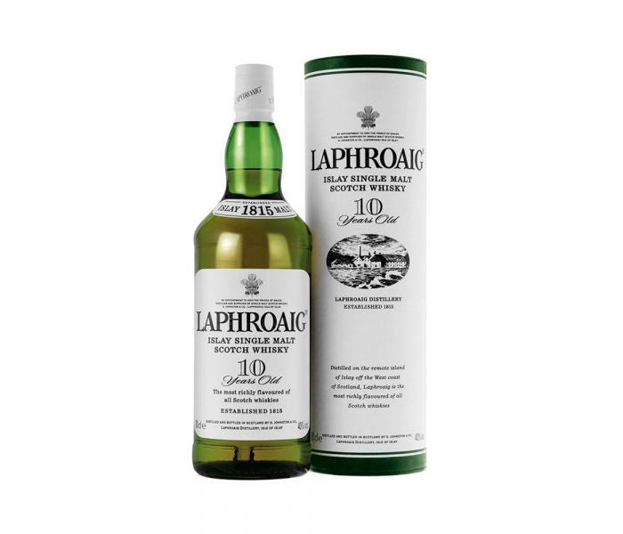 Whisky Laphroaig 10Y, Single Malt Scotch, 40%, 0.7L