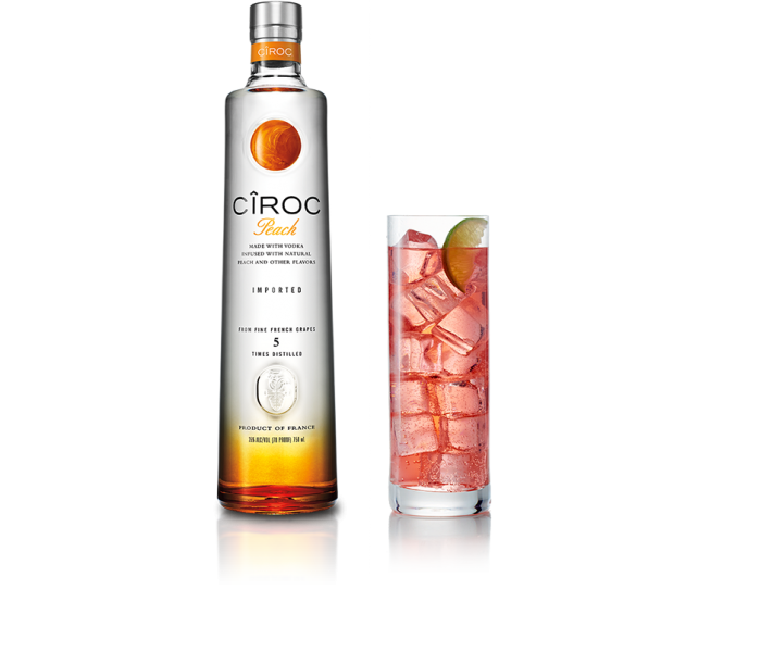 Vodka Ciroc Peach, 37.5%, 0.7L