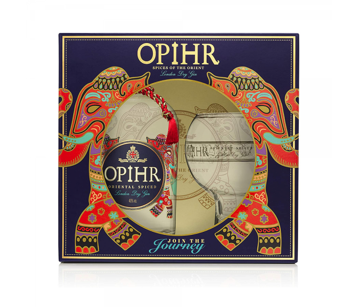 Gin Opihr Giftset + Highball Glas, 42.5%, 0.7L