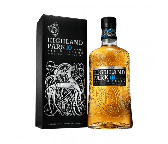 Whisky Highland Park 10Y Viking Scars, Single Malt Scotch, 40%, 0.7L