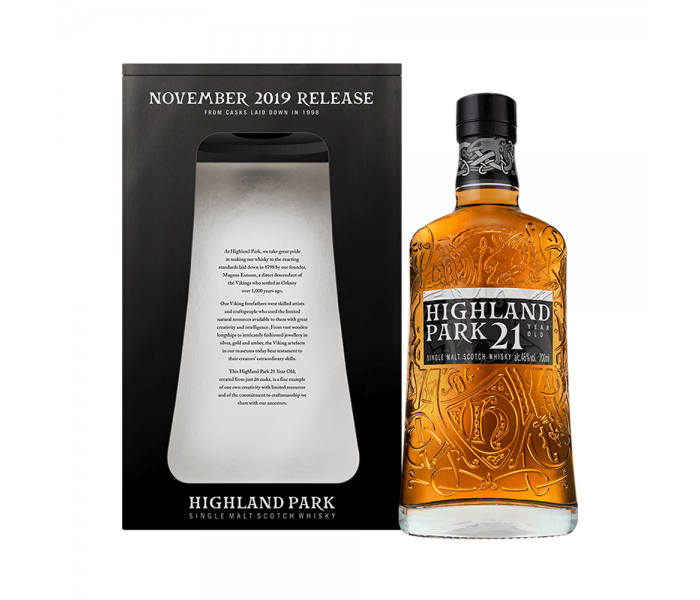 Whisky Highland Park 21Y November 2019, Single Malt Scotch, 46%, 0.7L