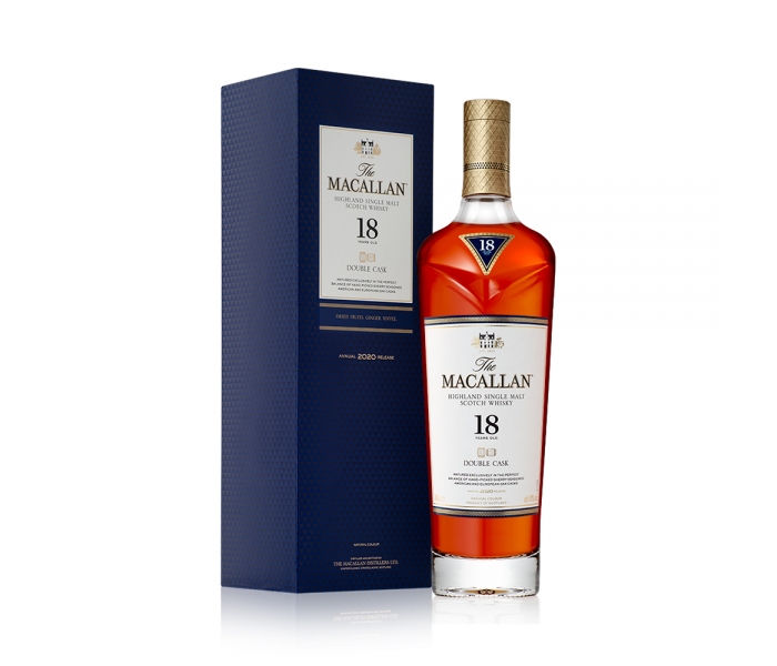 Whisky The Macallan 18Y Double Cask, Single Malt Scotch, 43%, 0.7L