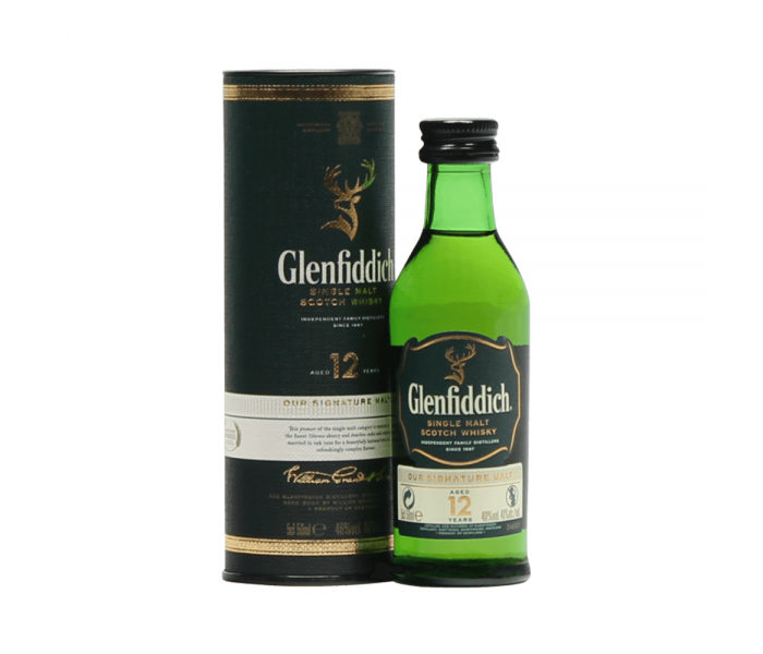 Whisky Glenfiddich, Single Malt Scotch, 40%, 0.05L