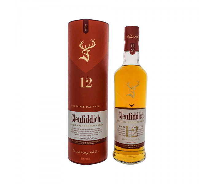 Whisky Glenfiddich 12Y Triple Oak, Single Malt Scotch, 40%, 0.7L