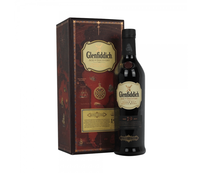 Whisky Glenfiddich 19Y Age Of Discovery Wine Cask, Scotch Single Malt, 40%, 0.7L