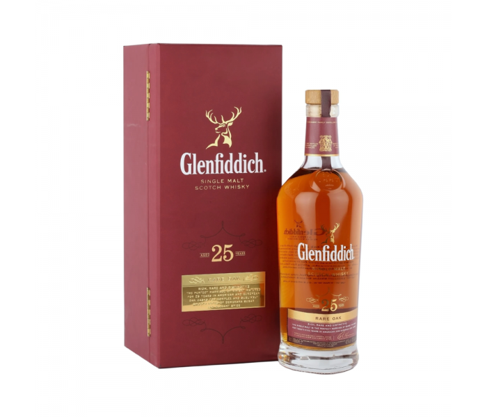Whisky Glenfiddich 25 Years, Single Malt Scotch, 43%, 0.7L