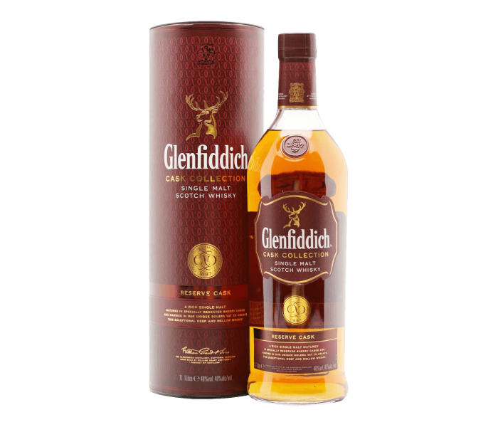 Whisky Glenfiddich Reserve Cask, Scotch Single Malt, 40%, 1L