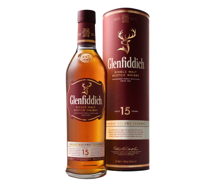 Whisky Glenfiddich 15Y, Scotch Single Malt, 40%, 0.7L