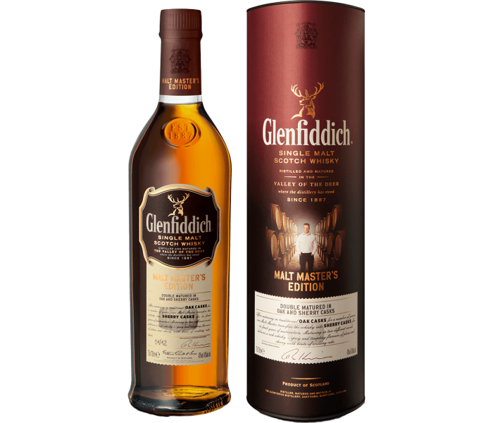 Whisky Glenfiddich Malt Master, Scotch Single Malt, 43%, 0.7L