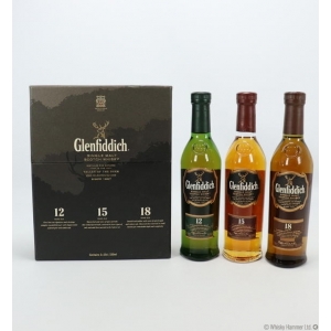 Whisky Set Glenfiddich Cask, 40%, 3X5Cl