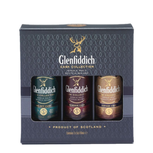 Whisky Set Glenfiddich Cask, 40%, 3X5Cl