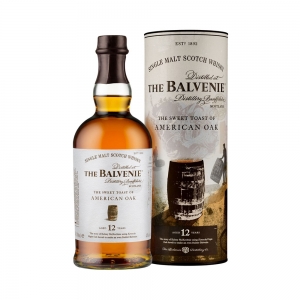Whisky Balvenie 12Y American Oak, Single Malt Scotch, 43%, 0.7L