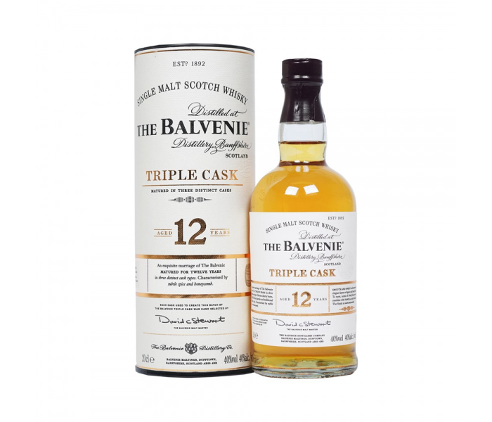 Whisky Balvenie 12Y Triple Cask, Single Malt Scotch, 40%, 1L