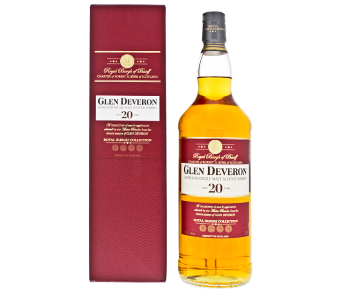 Whisky Glen Deveron 20Y, Scotch Single Malt, 40%, 1L