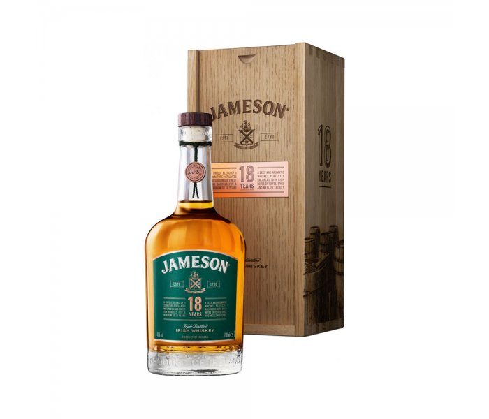 Whiskey Jameson 18Y, Blended Irish, 40%, 0.7L
