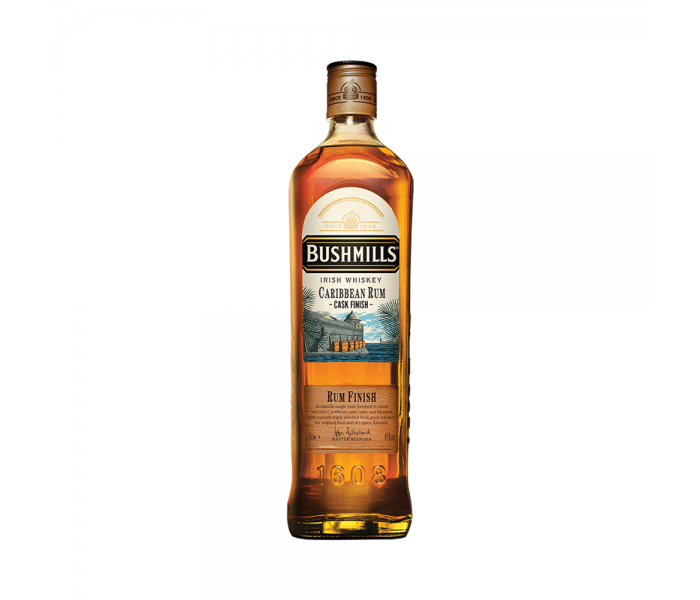 Whiskey Bushmills Caribbean Rum Cask Finish, Blended Whiskey, 40%, 0.7L