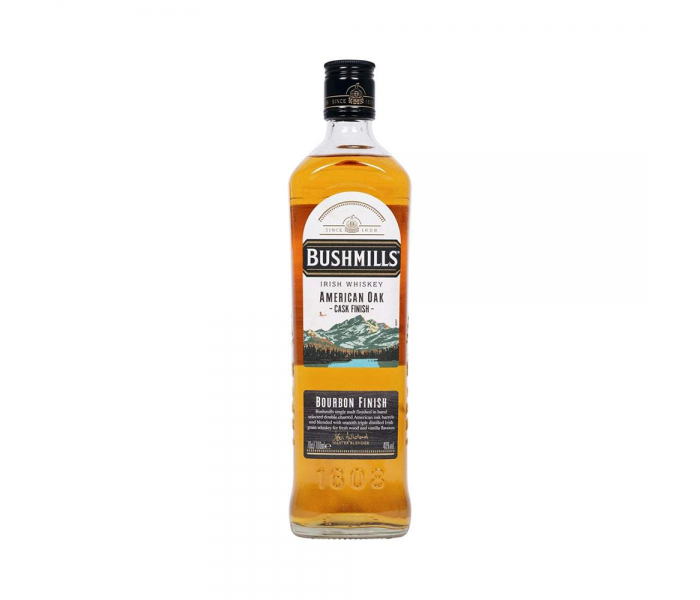 Whiskey Bushmills American Oak Bourbon Finish, Single Malt Whiskey, 40%, 0.7L