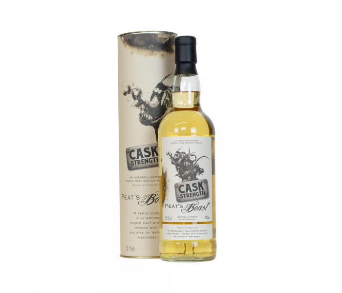 Whisky Peat`s Beast Cask Strength, Single Malt Scotch, 52.1%, 0.7L