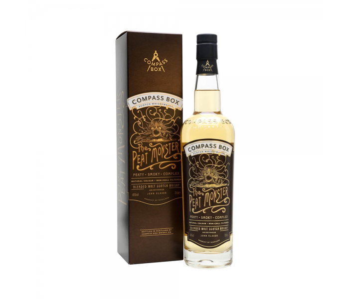 Whisky The Peat Monster Compass Box, Blended Malt Scotch, 46%, 0.7L
