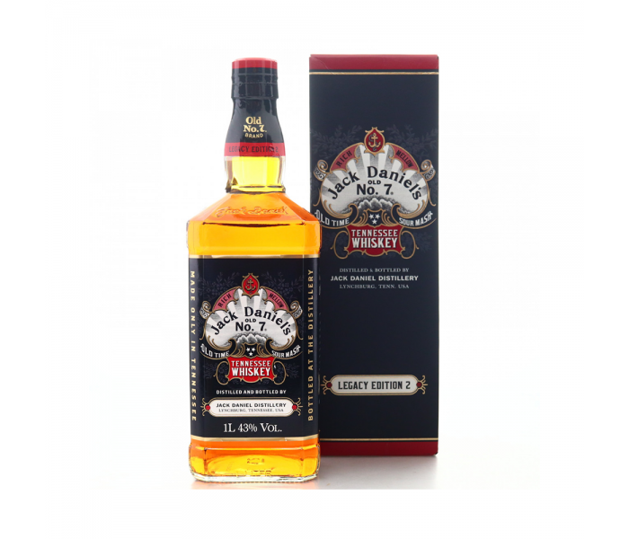 Whisky Jack Daniel`s Legacy No. 2, Tennessee, 43%, 1L