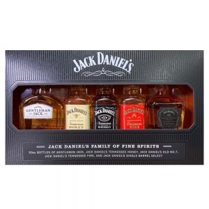 Whisky Jack Daniel`s Family Mini Pack, Tennessee Whisky, 39%, 0.25L