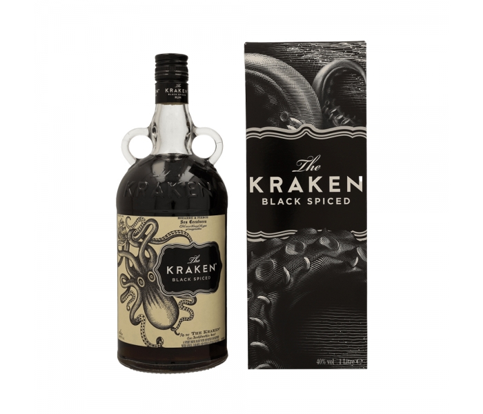 Rom Kraken Black Spiced Rum, 40%, 1L