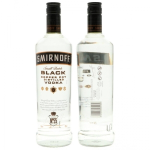 Vodka Smirnoff Black, 40%, 1L