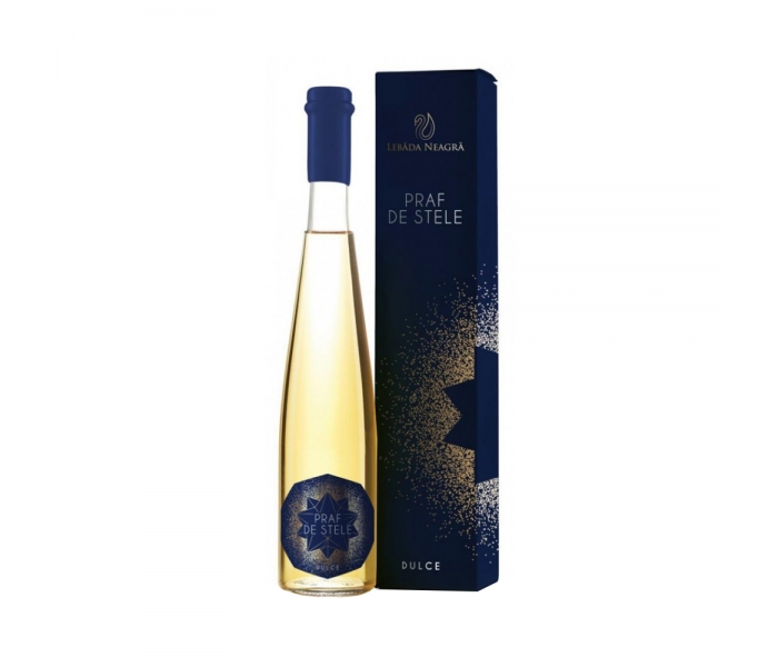 Vin Alb Lebada Neagra Praf De Stele Chardonnay, 12%, 0.375L