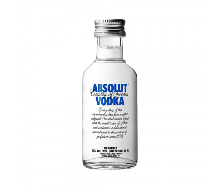 Vodka Absolut Blue, 40%, 0.05L
