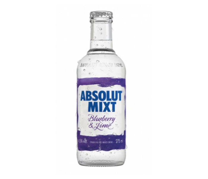Vodka Absolut Mixt Blueberry & Lime, 5%, 0.275L