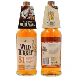 Whisky Wild Turkey 81 Proof, Kentucky Bourbon, 40.5%, 0.7L