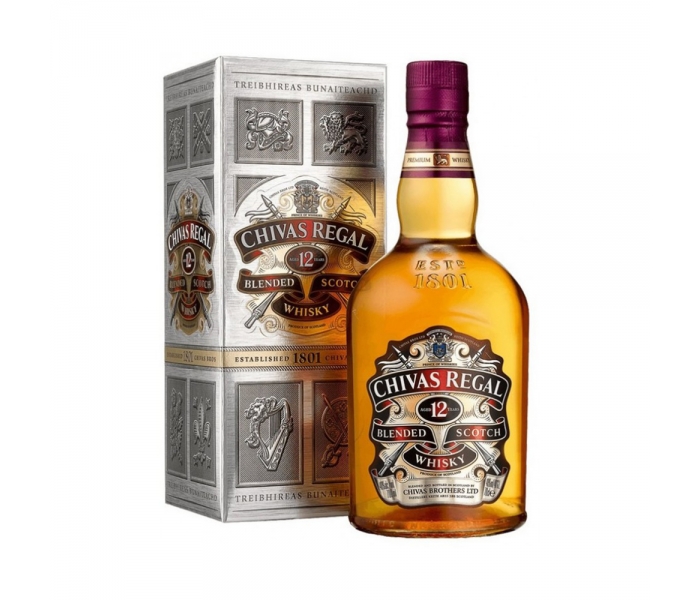 Whisky Chivas Regal 12Y, Blended Scotch, 40%, 0.7L
