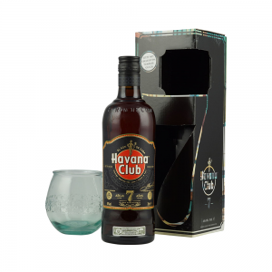 Rom Havana Club Anejo 7 Anos + Glass, 40%, 0.7L